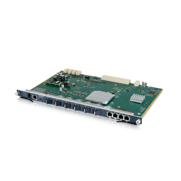 MSC1324GB,  Management and switching card with 2 10G and 4 GbE combo ports