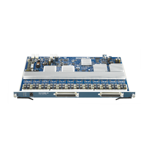 VLC1348G-53, 48-port DMT-based VDSL2 line card 17a profile, Annex B