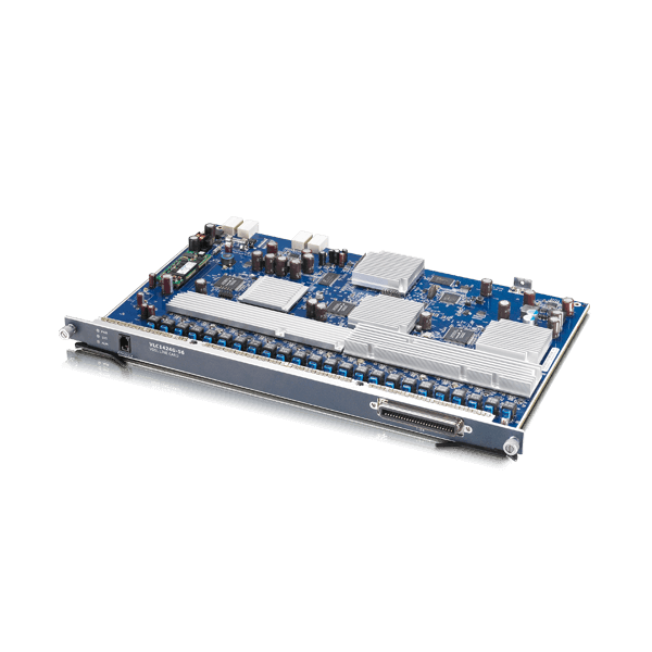 VLC1424G-56, 24-port DMT-based VDSL2 line card, Annex A, 30a profile