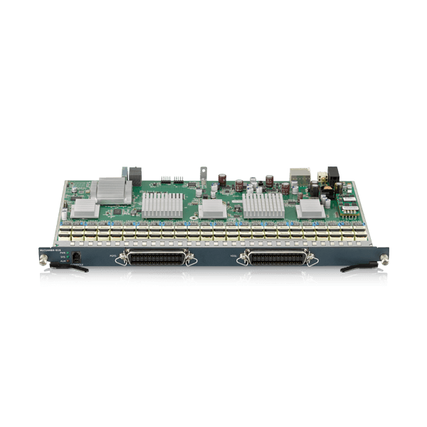 VLC1448X-51S, 48-port Vectoring VDSL2 Annex A Line Card with Splitter