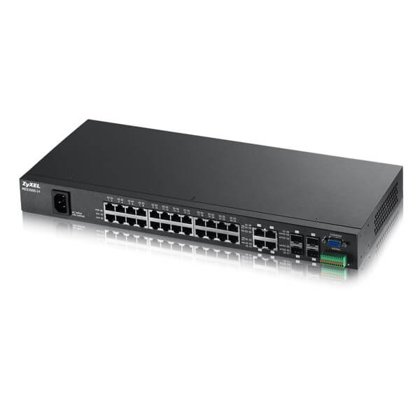 MES3500-24, 24-port FE Fiber L2 Switch with Four GbE Combo Ports